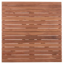 ΕΠΙΦΑΝΕΙΑ ΤΡΑΠΕΖΙΟΥ ΤΕΤΡΑΓΩΝΗ HM18137 ΞΥΛΟ TEAK--ΦΥΣΙΚΟ 80x80x4(πάχος)εκ.