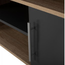 ΕΠΙΠΛΟ ΤΗΛΕΟΡΑΣΗΣ DANNA ΜΕΛΑΜΙΝΗΣ HM2202.04 SONAMA-ΓΚΡΙ 120x40x55 εκ.
