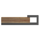 ΕΠΙΠΛΟ ΤΗΛΕΟΡΑΣΗΣ ΤΟΙΧΟΥ ESSENZA HM18372.13 ΜΕΛΑΜΙΝΗ OAK/ΓΚΡΙ 150x29.6x38.6Υεκ.