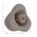 ΕΠΙΤΟΙΧΙΟ ΦΩΤΙΣΤΙΚΟ LUXON HM4701.03S FIBER CEMENT ΣΕ ΓΚΡΙ 28x15x25Υεκ.