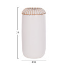 ΕΠΙΤΡΑΠΕΖΙΟ ΔΙΑΚΟΣΜΗΤΙΚΟ ΒΑΖΟ LENNOX HM4675.02S TΕΡΑΚΟΤΑ ΣΕ ΛΕΥΚΟ--Φ18x33Υεκ.
