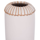 ΕΠΙΤΡΑΠΕΖΙΟ ΔΙΑΚΟΣΜΗΤΙΚΟ ΒΑΖΟ LENNOX HM4675.02S TΕΡΑΚΟΤΑ ΣΕ ΛΕΥΚΟ--Φ18x33Υεκ.