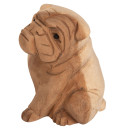 ΕΠΙΤΡΑΠΕΖΙΟ ΔΙΑΚΟΣΜΗΤΙΚΟ DOZER BULLDOG ΞΥΛΟ SUAR ΣΕ ΦΥΣΙΚΟ ΧΡΩΜΑ HM7923 9x8x12Y εκ.