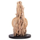 ΕΠΙΤΡΑΠΕΖΙΟ ΔΙΑΚΟΣΜΗΤΙΚΟ ΦΩΤΙΣΤΙΚΟ ASHIN HM4438 DRIFTWOOD--RATTAN 30x30x49Υεκ.