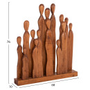 ΕΠΙΤΡΑΠΕΖΙΟ ΔΙΑΚΟΣΜΗΤΙΚΟ PRIMATE HM4415 ΑΠΟ ΞΥΛΟ ΑΛΒΑΣΙΑΣ 68x10x76Υεκ.