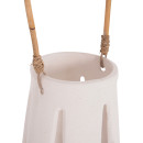 ΕΠΙΤΡΑΠΕΖΙΟ ΦΑΝΑΡΙ ERANTYL HM4696.02L ΛΕΥΚΟ FIBER CEMENT & ΧΕΡΟΥΛΙ RATTAN Φ17x27Yεκ.