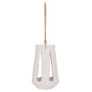 ΕΠΙΤΡΑΠΕΖΙΟ ΦΑΝΑΡΙ ERANTYL HM4696.02L ΛΕΥΚΟ FIBER CEMENT & ΧΕΡΟΥΛΙ RATTAN Φ17x27Yεκ.