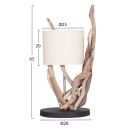 ΕΠΙΤΡΑΠΕΖΙΟ ΦΩΤΙΣΤΙΚΟ BRAMBLE HM4873 DRIFTWOOD & ΛΕΥΚΟ ΚΑΠΕΛΟ Φ28x65Υεκ.
