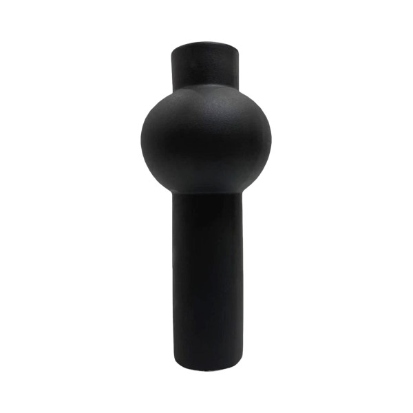 ΕΠΙΤΡΑΠΕΖΙΟ ΚΕΡΑΜΙΚΟ ΔΙΑΚΟΣΜΗΤΙΚΟ SCEPTER HM4604.02 ΜΑΥΡΟ ΜΑΤ Φ17x39Υεκ