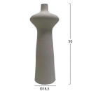 ΕΠΙΤΡΑΠΕΖΙΟ ΚΕΡΑΜΙΚΟ ΔΙΑΚΟΣΜΗΤΙΚΟ SCEPTER HM4636.01 ΚΡΥΣΤΑΛΛΙΚΟ ΥΠΟΛΕΥΚΟ Φ18x49Υεκ