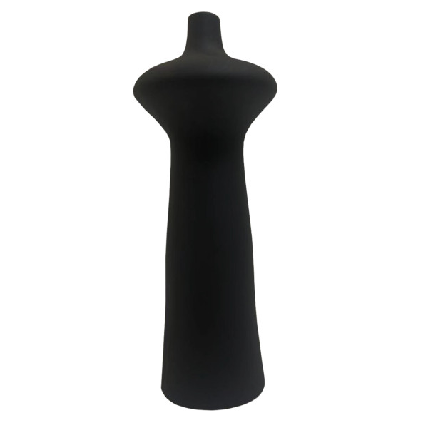 ΕΠΙΤΡΑΠΕΖΙΟ ΚΕΡΑΜΙΚΟ ΔΙΑΚΟΣΜΗΤΙΚΟ SCEPTER HM4636.02 ΜΑΥΡΟ ΜΑΤ Φ18x49Υεκ