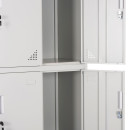 ΦΟΡΙΑΜΟΣ ΜΕΤΑΛΛΙΚΟΣ MALMOE HM5636.11 9 ΝΤΟΥΛΑΠΑΚΙΑ ΜΕ ΚΛΕΙΔΑΡΙΕΣ-ΓΚΡΙ 90x45x185Υεκ.