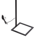 ΦΩΤΙΣΤΙΚΟ ΔΑΠΕΔΟΥ BRANS HM7532.11 ΜΕΤΑΛΛΟ ΜΑΥΡΟ--PVC ΛΕΥΚΟ ΚΑΠΕΛΟ 25x33x170Υεκ.