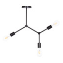 ΦΩΤΙΣΤΙΚΟ ΟΡΟΦΗΣ 3-ΦΩΤΟ LIGHTY HM7404.11 ΜΕΤΑΛΛΟ ΣΕ ΜΑΥΡΟ 52x5x48Υεκ.