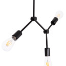 ΦΩΤΙΣΤΙΚΟ ΟΡΟΦΗΣ 3-ΦΩΤΟ LIGHTY HM7404.11 ΜΕΤΑΛΛΟ ΣΕ ΜΑΥΡΟ 52x5x48Υεκ.