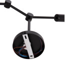 ΦΩΤΙΣΤΙΚΟ ΟΡΟΦΗΣ 4-ΦΩΤΟ LIGHTY HM7405.11 ΜΕΤΑΛΛΟ ΣΕ ΜΑΥΡΟ 57x5x52Υεκ.