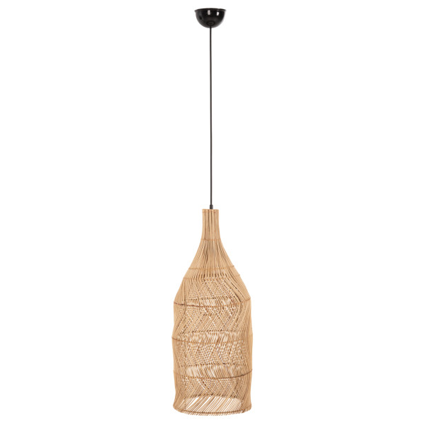 ΦΩΤΙΣΤΙΚΟ ΟΡΟΦΗΣ THEON HM7888 ΚΡΕΜΑΣΤΟ ΑΠΟ RATTAN ΣΕ ΦΥΣΙΚΟ ΧΡΩΜΑ Φ22x148Υ εκ.