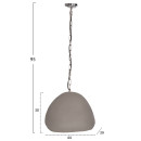 ΦΩΤΙΣΤΙΚΟ ΟΡΟΦΗΣ ΚΡΕΜΑΣΤΟ JAYLEN HM4703.03S FIBER CEMENT ΓΚΡΙ 44x39x30Υεκ.