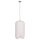 ΦΩΤΙΣΤΙΚΟ ΟΡΟΦΗΣ ΚΡΕΜΑΣΤΟ LOGKY HM4704.02L--FIBER CEMENT ΛΕΥΚΟ 35x35x67Υεκ