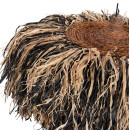 ΦΩΤΙΣΤΙΚΟ ΟΡΟΦΗΣ ORDEM HM4715 ΚΑΠΕΛΟ ΙΝΕΣ SISAL & ΜΠΑΝΑΝΑΣ-ΜΑΥΡΟ & ΦΥΣΙΚΟ Φ75εκ