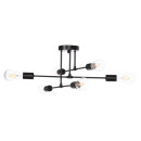 ΦΩΤΙΣΤΙΚΟ ΟΡΟΦΗΣ ΠΟΛΥΦΩΤΟ LIGHTY HM7427.11 ΜΕΤΑΛΛΟ ΣΕ ΜΑΥΡΟ 51x51x23Υεκ.