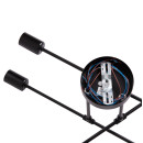 ΦΩΤΙΣΤΙΚΟ ΟΡΟΦΗΣ ΠΟΛΥΦΩΤΟ LIGHTY HM7427.11 ΜΕΤΑΛΛΟ ΣΕ ΜΑΥΡΟ 51x51x23Υεκ.