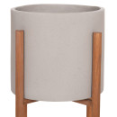 ΓΛΑΣΤΡΑ ΕΣΩΤ.ΧΩΡΟΥ RENTIL HM4684.03L FIBER CEMENT ΧΡΩΜΑ ΓΚΡΙ--ΒΑΣΗ TEAK Φ27x66Υ