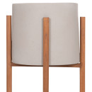 ΓΛΑΣΤΡΑ ΕΣΩΤ.ΧΩΡΟΥ RENTIL HM4684.03L FIBER CEMENT ΧΡΩΜΑ ΓΚΡΙ--ΒΑΣΗ TEAK Φ27x66Υ