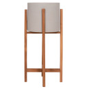 ΓΛΑΣΤΡΑ ΕΣΩΤ.ΧΩΡΟΥ RENTIL HM4684.03S FIBER CEMENT ΧΡΩΜΑ ΓΚΡΙ--ΒΑΣΗ TEAK Φ27x56Υ
