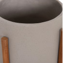 ΓΛΑΣΤΡΑ ΕΣΩΤ.ΧΩΡΟΥ RENTIL HM4684.03S FIBER CEMENT ΧΡΩΜΑ ΓΚΡΙ--ΒΑΣΗ TEAK Φ27x56Υ