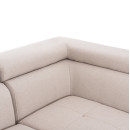 ΓΩΝΙΑΚΟΣ ΚΑΝΑΠΕΣ-ΚΡΕΒΑΤΙ ΜΕ ΑΠΟΘ.ΧΩΡΟ ENCORE HM3301.03R ΜΠΕΖ ΥΦΑΣΜΑ 285x205x90Υεκ.