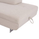 ΓΩΝΙΑΚΟΣ ΚΑΝΑΠΕΣ-ΚΡΕΒΑΤΙ ΜΕ ΑΠΟΘ.ΧΩΡΟ ENCORE HM3301.03R ΜΠΕΖ ΥΦΑΣΜΑ 285x205x90Υεκ.