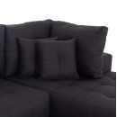 ΓΩΝΙΑΚΟΣ ΚΑΝΑΠΕΣ-ΚΡΕΒΑΤΙ ΜΕ ΑΠΟΘ.ΧΩΡΟ TRENDSTON HM3302.01R ΓΚΡΙ ΥΦΑΣΜΑ 298x177x95Υεκ