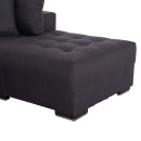 ΓΩΝΙΑΚΟΣ ΚΑΝΑΠΕΣ-ΚΡΕΒΑΤΙ ΜΕ ΑΠΟΘ.ΧΩΡΟ TRENDSTON HM3302.01R ΓΚΡΙ ΥΦΑΣΜΑ 298x177x95Υεκ