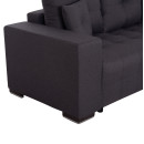 ΓΩΝΙΑΚΟΣ ΚΑΝΑΠΕΣ-ΚΡΕΒΑΤΙ ΜΕ ΑΠΟΘ.ΧΩΡΟ TRENDSTON HM3302.01R ΓΚΡΙ ΥΦΑΣΜΑ 298x177x95Υεκ