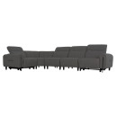 ΓΩΝΙΑΚΟΣ ΚΑΝΑΠΕΣ ΜΕ RECLINE ORACLE HM3290.01 ΓΚΡΙ ΥΦΑΣΜΑ 260x260x90(κάθισμα)x94Υεκ.