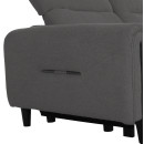 ΓΩΝΙΑΚΟΣ ΚΑΝΑΠΕΣ ΜΕ RECLINE ORACLE HM3290.01 ΓΚΡΙ ΥΦΑΣΜΑ 260x260x90(κάθισμα)x94Υεκ.