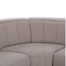 ΓΩΝΙΑΚΟΣ ΚΑΝΑΠΕΣ ΜΕ RECLINE ORACLE HM3290.02 ΜΠΕΖ ΥΦΑΣΜΑ 260x260x90(κάθισμα)x94Υεκ.