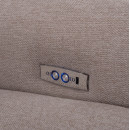 ΓΩΝΙΑΚΟΣ ΚΑΝΑΠΕΣ ΜΕ RECLINE ORACLE HM3290.02 ΜΠΕΖ ΥΦΑΣΜΑ 260x260x90(κάθισμα)x94Υεκ.