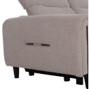 ΓΩΝΙΑΚΟΣ ΚΑΝΑΠΕΣ ΜΕ RECLINE ORACLE HM3290.02 ΜΠΕΖ ΥΦΑΣΜΑ 260x260x90(κάθισμα)x94Υεκ.