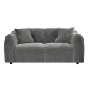 ΚΑΝΑΠΕΣ 2-ΘΕΣΙΟΣ JUNOA HM3334.01 ΓΚΡΙ ΥΦΑΣΜΑ 172x89x74Υεκ