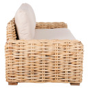 ΚΑΝΑΠΕΣ 2-ΘΕΣΙΟΣ TROPEL HM9809 ΞΥΛΟ MANGO-RATTAN ΦΥΣΙΚΟ-ΛΕΥΚΑ ΜΑΞΙΛΑΡΙΑ 192x88x70-85Υεκ.
