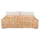 ΚΑΝΑΠΕΣ 2-ΘΕΣΙΟΣ TROPEL HM9809 ΞΥΛΟ MANGO-RATTAN ΦΥΣΙΚΟ-ΛΕΥΚΑ ΜΑΞΙΛΑΡΙΑ 192x88x70-85Υεκ.