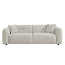 ΚΑΝΑΠΕΣ 3-ΘΕΣΙΟΣ JUNOA HM3333.02 ΕΚΡΟΥ ΥΦΑΣΜΑ 228x89x74Υεκ