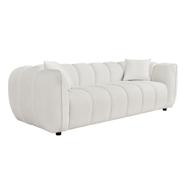 ΚΑΝΑΠΕΣ 3-ΘΕΣΙΟΣ LYKKE HM3323.02 ΕΚΡΟΥ ΥΦΑΣΜΑ 229x89x70Υεκ