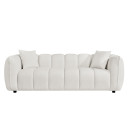 ΚΑΝΑΠΕΣ 3-ΘΕΣΙΟΣ LYKKE HM3323.02 ΕΚΡΟΥ ΥΦΑΣΜΑ 229x89x70Υεκ