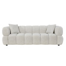 ΚΑΝΑΠΕΣ 3-ΘΕΣΙΟΣ NORIKA HM3331.02 ΕΚΡΟΥ ΥΦΑΣΜΑ 228x91x72Υεκ.
