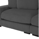 ΚΑΝΑΠΕΣ ΔΕΞΙΑ ΓΩΝΙΑ CRANFIELD HM3287.01R ΓΚΡΙ ΡΙΓΕ ΥΦΑΣΜΑ 315x167(γωνία)x67Υεκ.