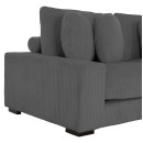 ΚΑΝΑΠΕΣ ΔΕΞΙΑ ΓΩΝΙΑ CRANFIELD HM3287.01R ΓΚΡΙ ΡΙΓΕ ΥΦΑΣΜΑ 315x167(γωνία)x67Υεκ.
