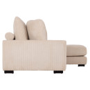 ΚΑΝΑΠΕΣ ΔΕΞΙΑ ΓΩΝΙΑ CRANFIELD HM3287.02R ΜΠΕΖ ΡΙΓΕ ΥΦΑΣΜΑ 315x167(γωνία)x67Υεκ.